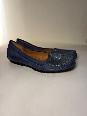 BARE TRAPS Kieran Women's Black Leather Driving Loafers Size 10